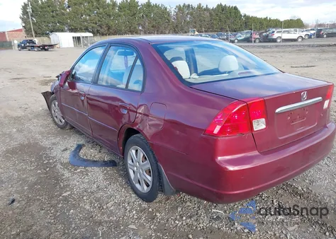 2003 Honda Civic Ex from USA, damaged, VIN 2HGES26763H601897